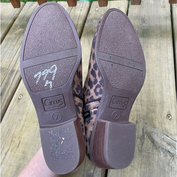 Size 7 Circus by Sam Edelman Leopard Print Booties - Picture 10 of 12